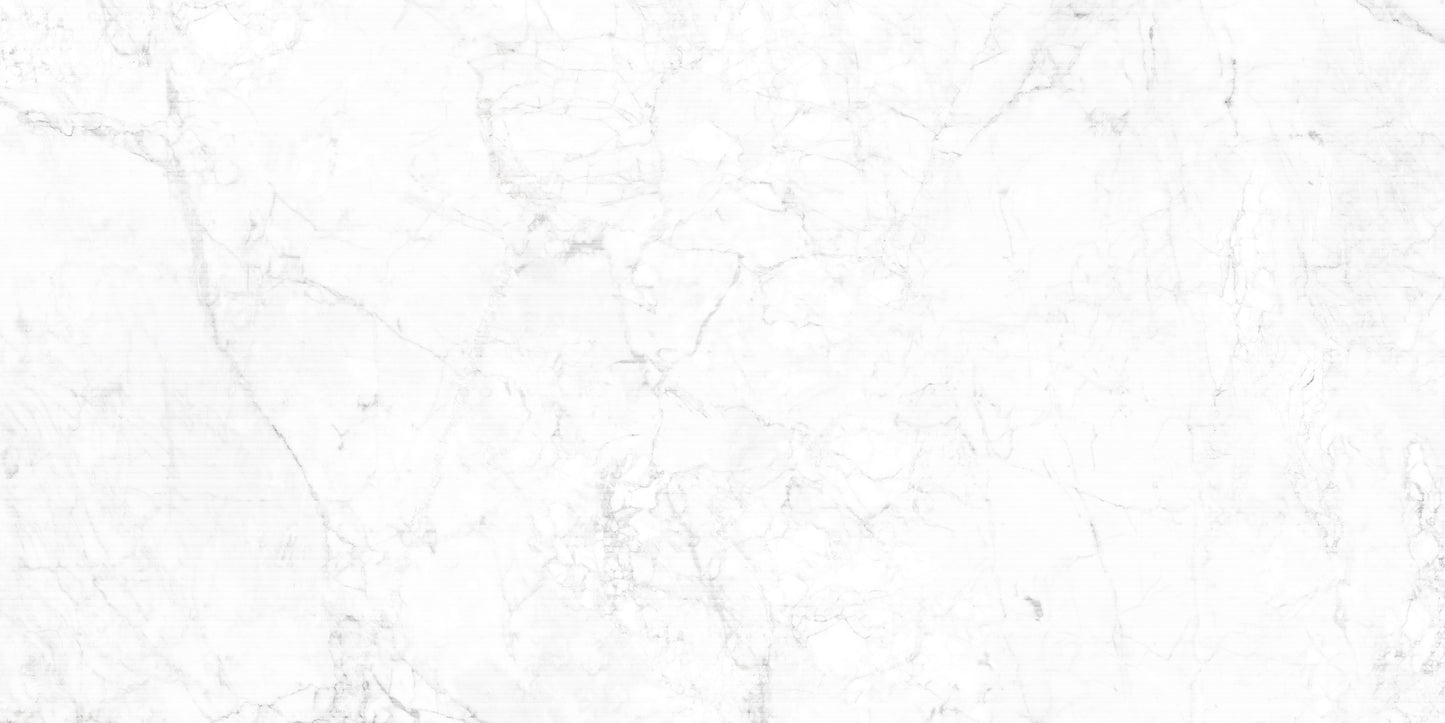 Carrelage effet marbre mat - Arena Bianco Décor - 60x120cm