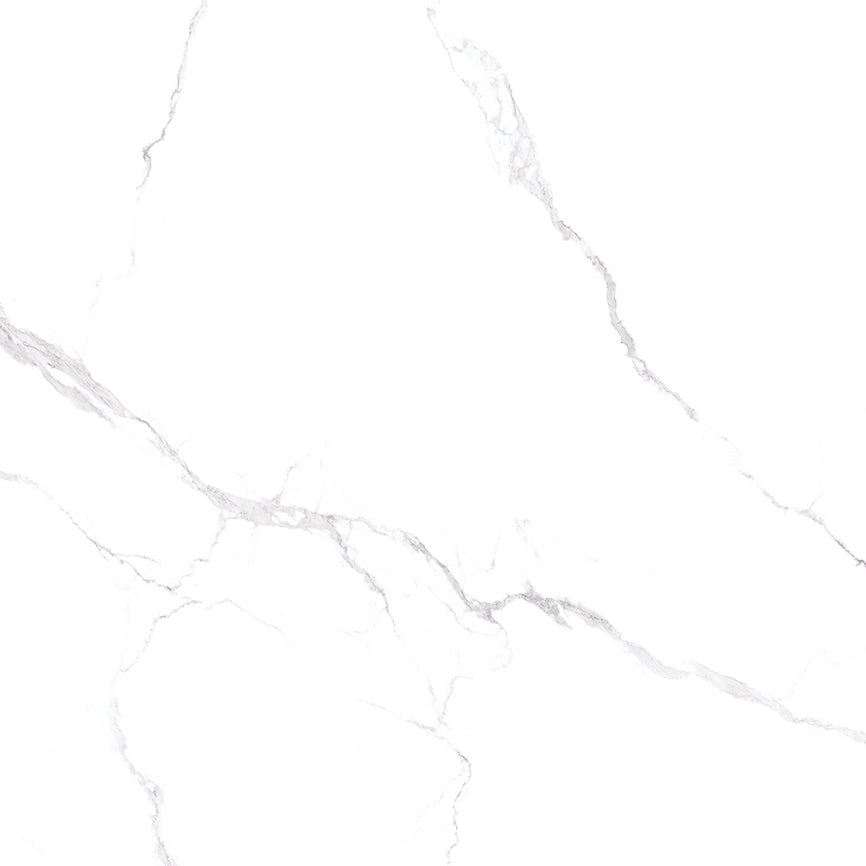 Carrelage effet marbre blanc - Armani Culcatta - 100x100cm
