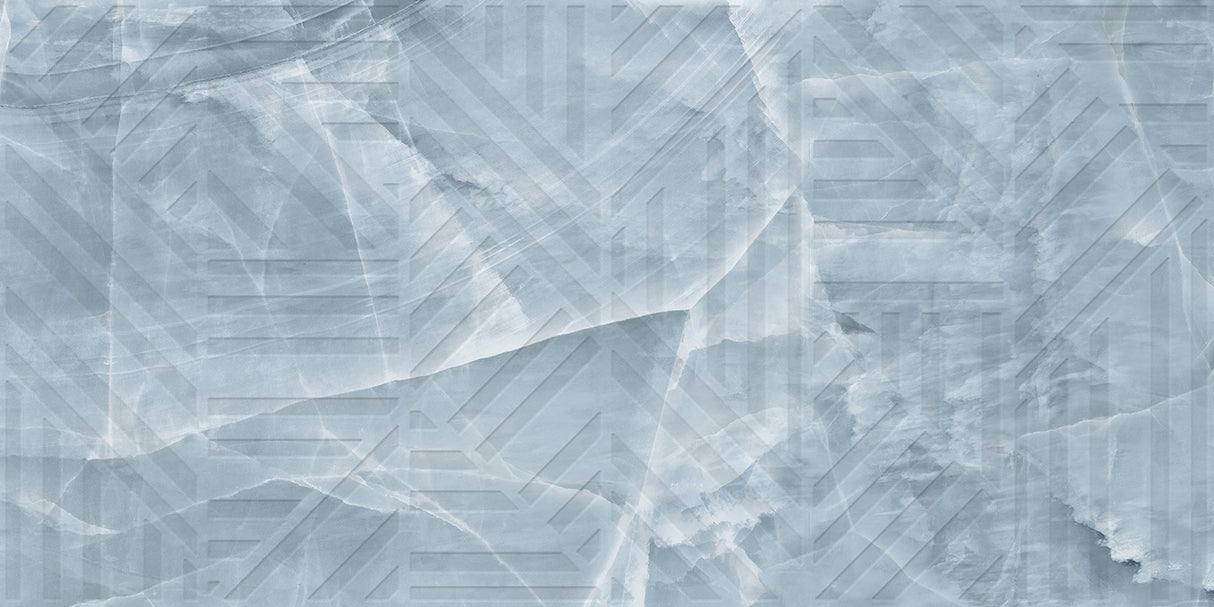 Carrelage effet marbre mat - Blue Mint Décor - 60x120cm