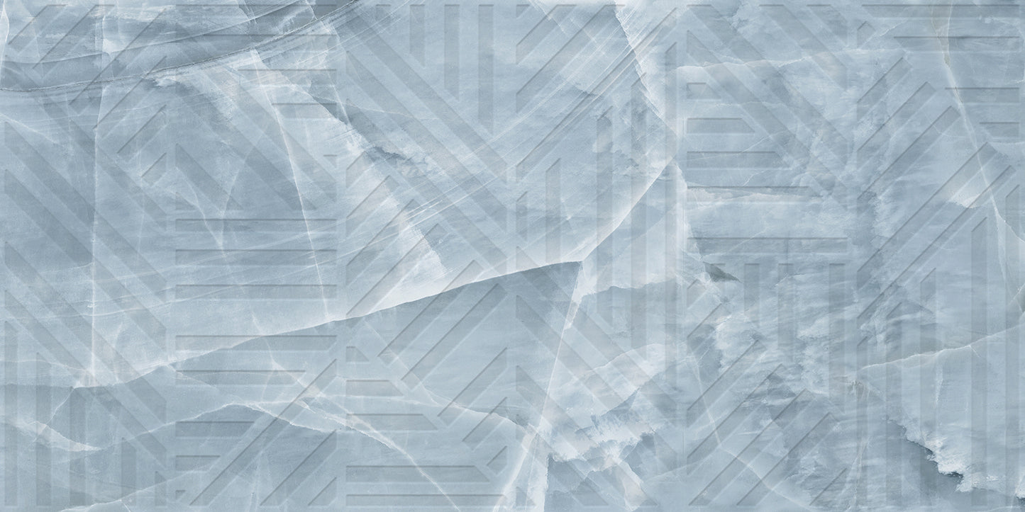 Carrelage effet marbre mat - Blue Mint Décor - 60x120cm