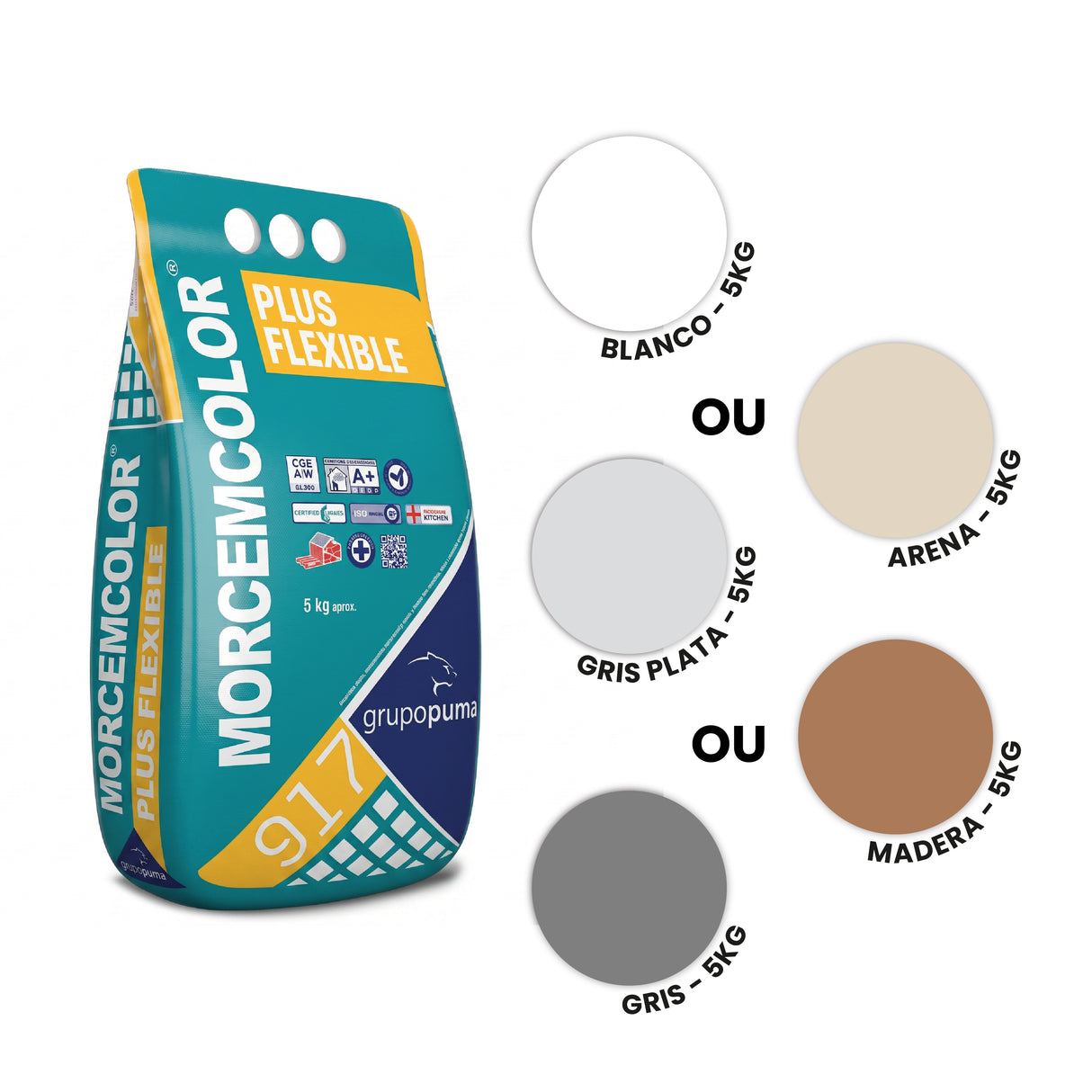 Mortier à joint flexible - 5kg - Différentes couleurs