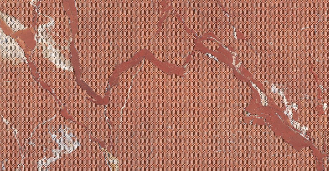 Carrelage effet marbre mat 3D - Element Brique - 60x120cm