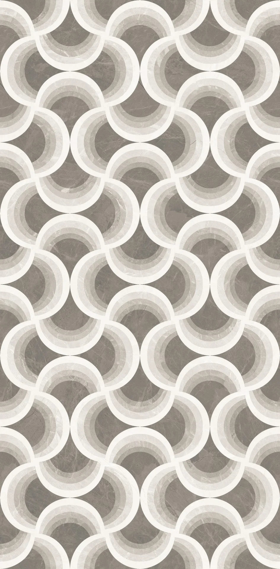 Carrelage effet décoratif semi-brillant - Harmonie Arc Décor - 60x120cm