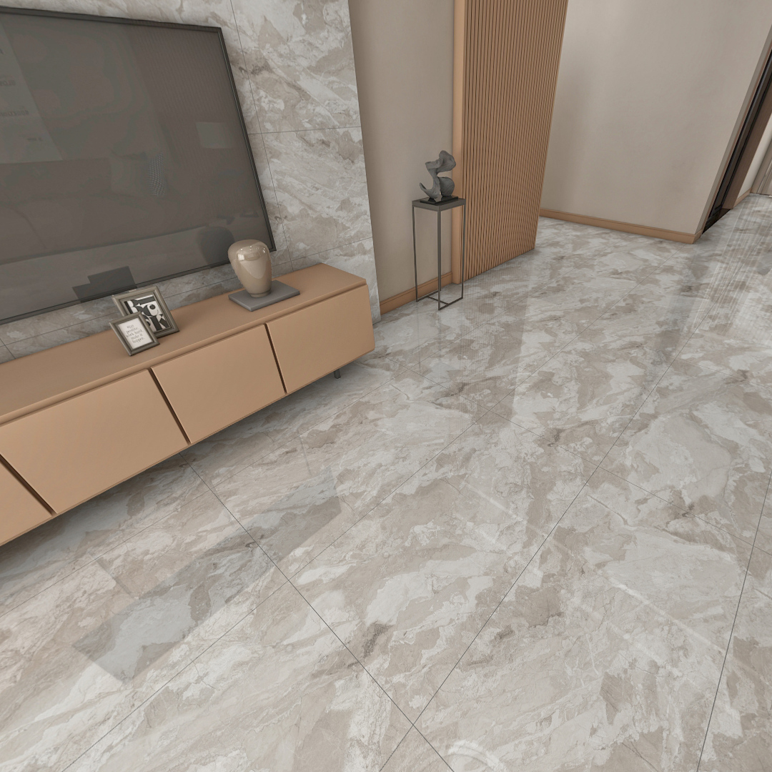 Carrelage effet marbre brillant- Infini Pologne - 60x120cm