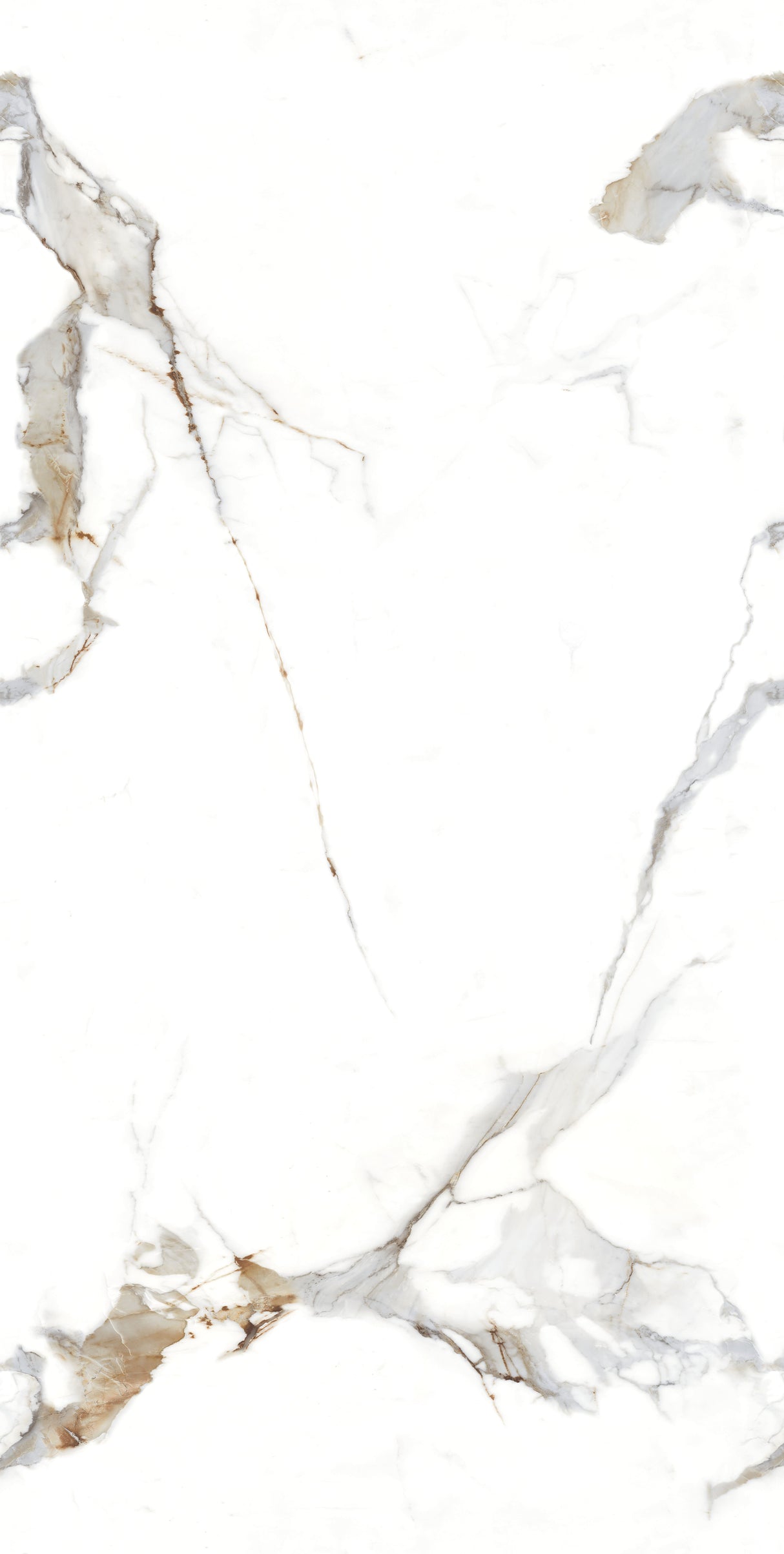 Carrelage effet marbre brillant- Infini Statuario Lithique - 60x120cm