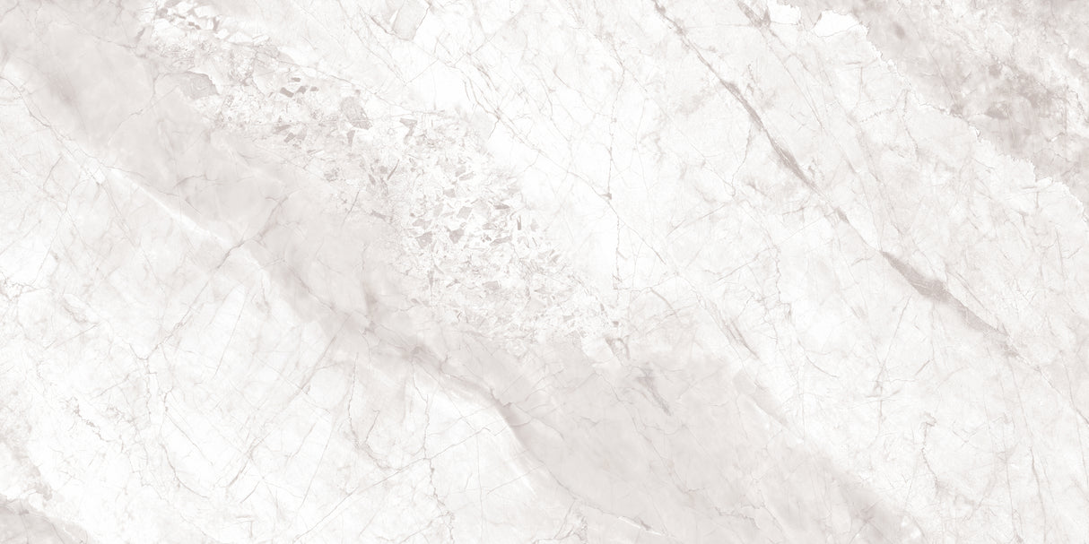 Carrelage effet marbre brillant - Lusso Crema - 60x120cm