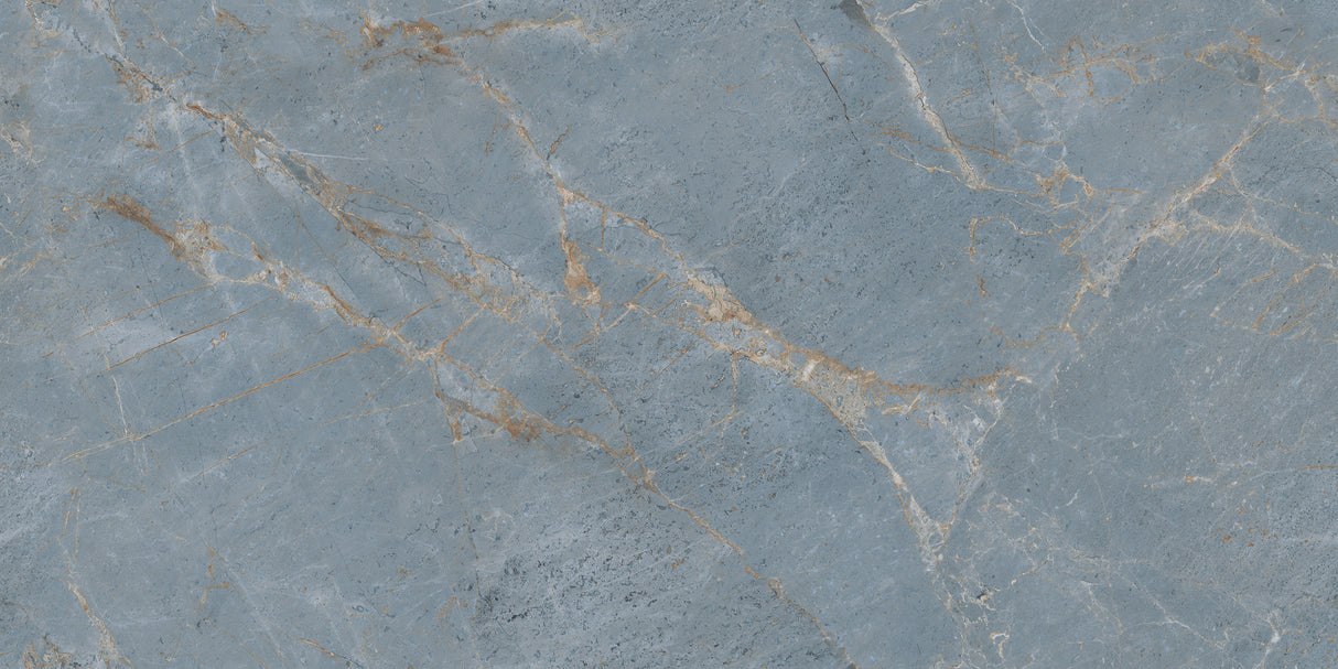 Carrelage effet marbre mat 3D - Marmer Mint Blue - 60x120cm