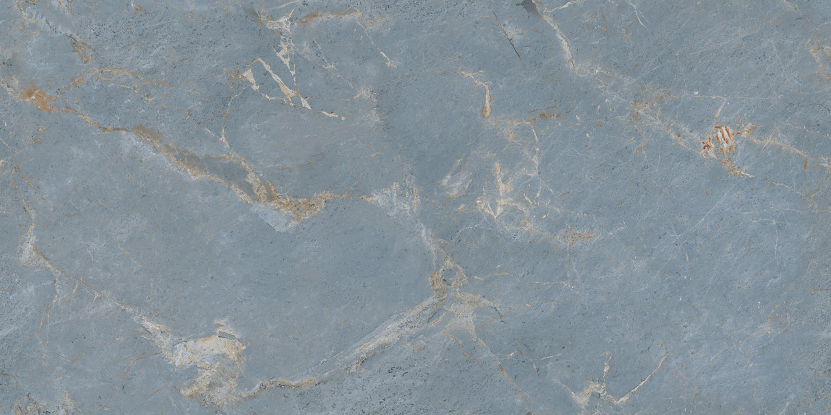 Carrelage effet marbre mat 3D - Marmer Mint Blue - 60x120cm