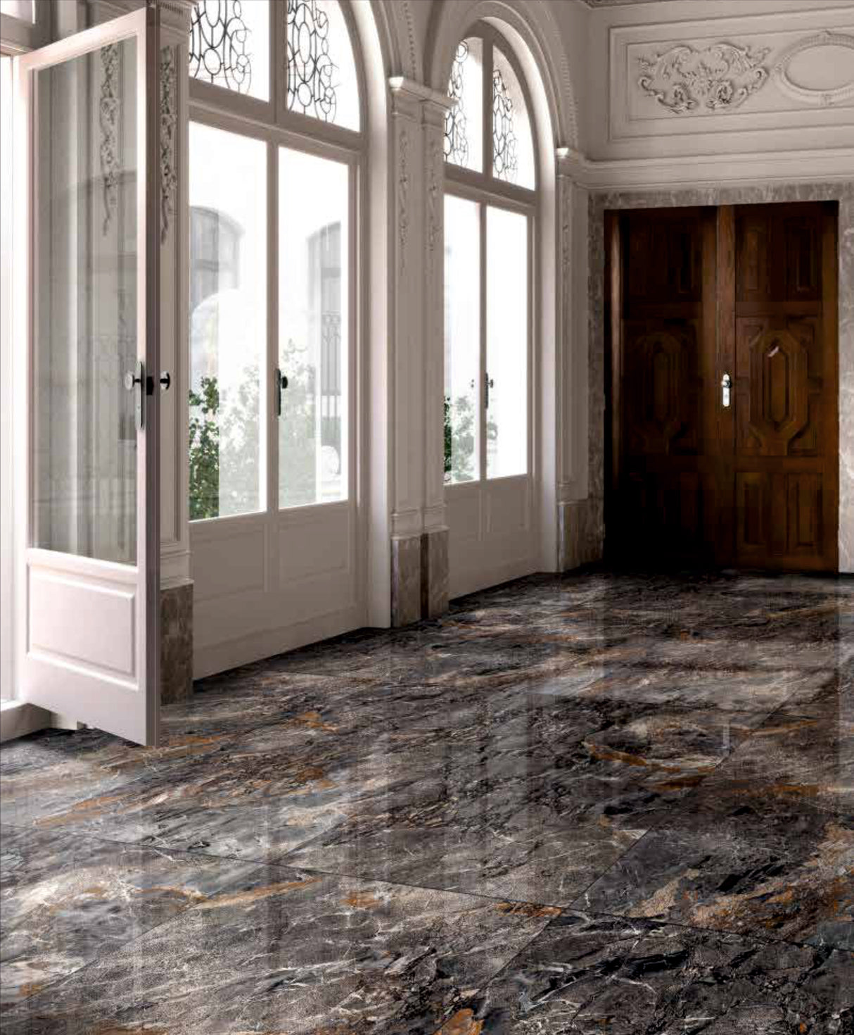 Carrelage Mâcon Noir 60x120 cm – Élégance et Intemporalité