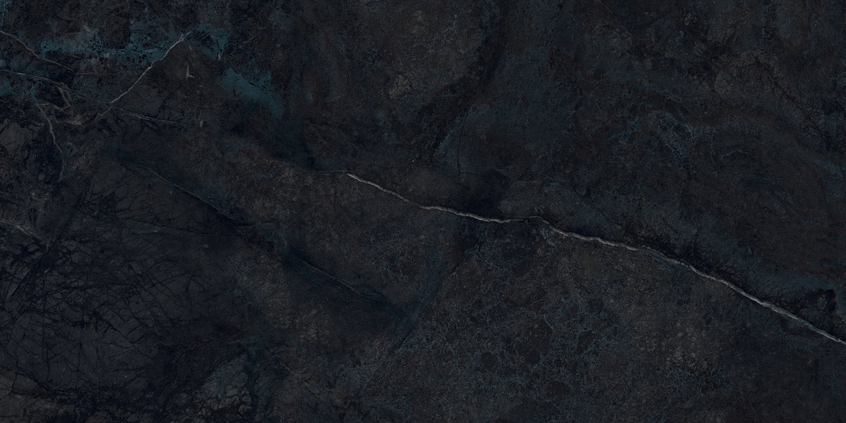 Carrelage effet marbre brillant - Obsidian Viola - 60x120cm
