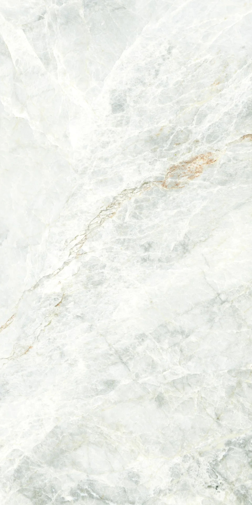 Carrelage effet marbre bleu mat satin - Onyx Alpes Blanc - 60x120cm