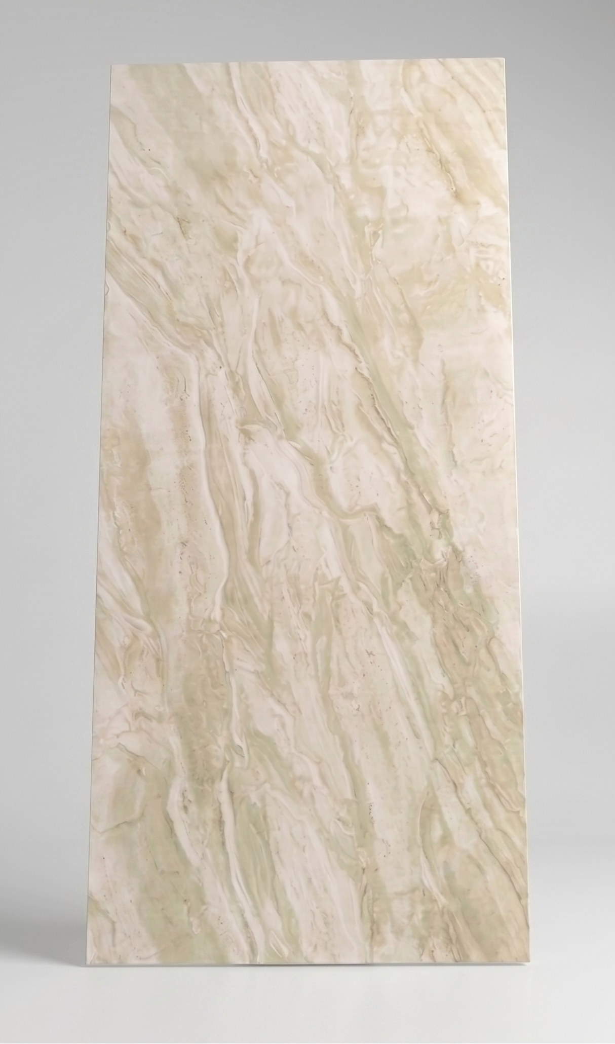 Panneau mural PVC effet pierre beige - PVC 10 - 260x122cm
