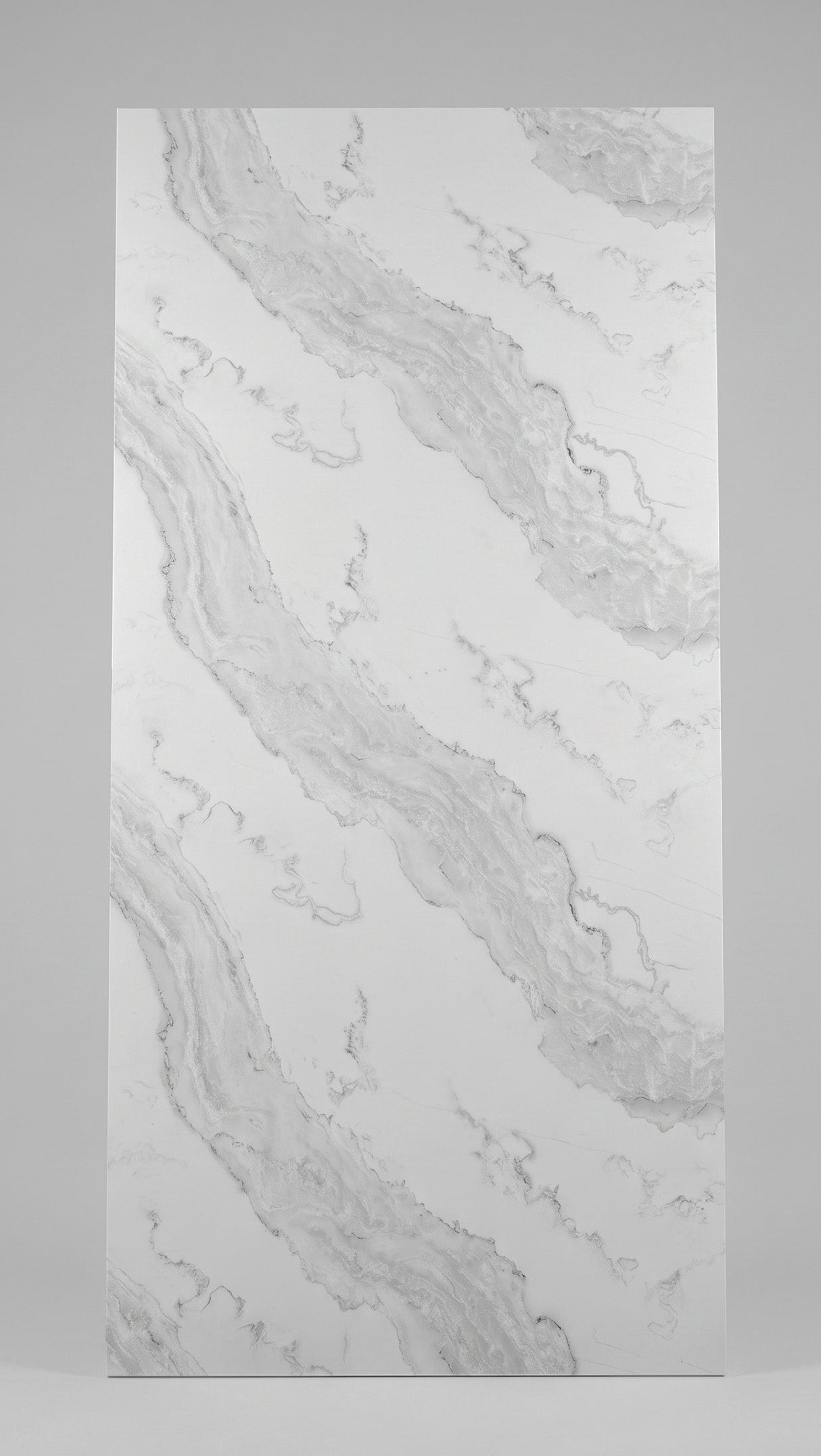 Panneau mural PVC effet marbre blanc - PVC-7 - 260x122cm