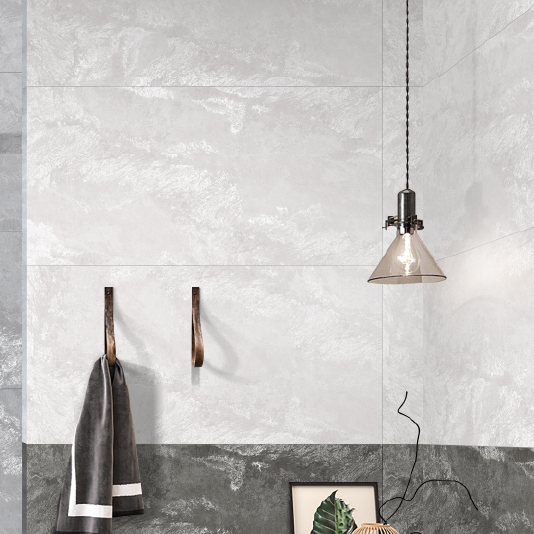 Carrelage effet pierre mat 3D - RC 5100 Bianco - 60x120cm