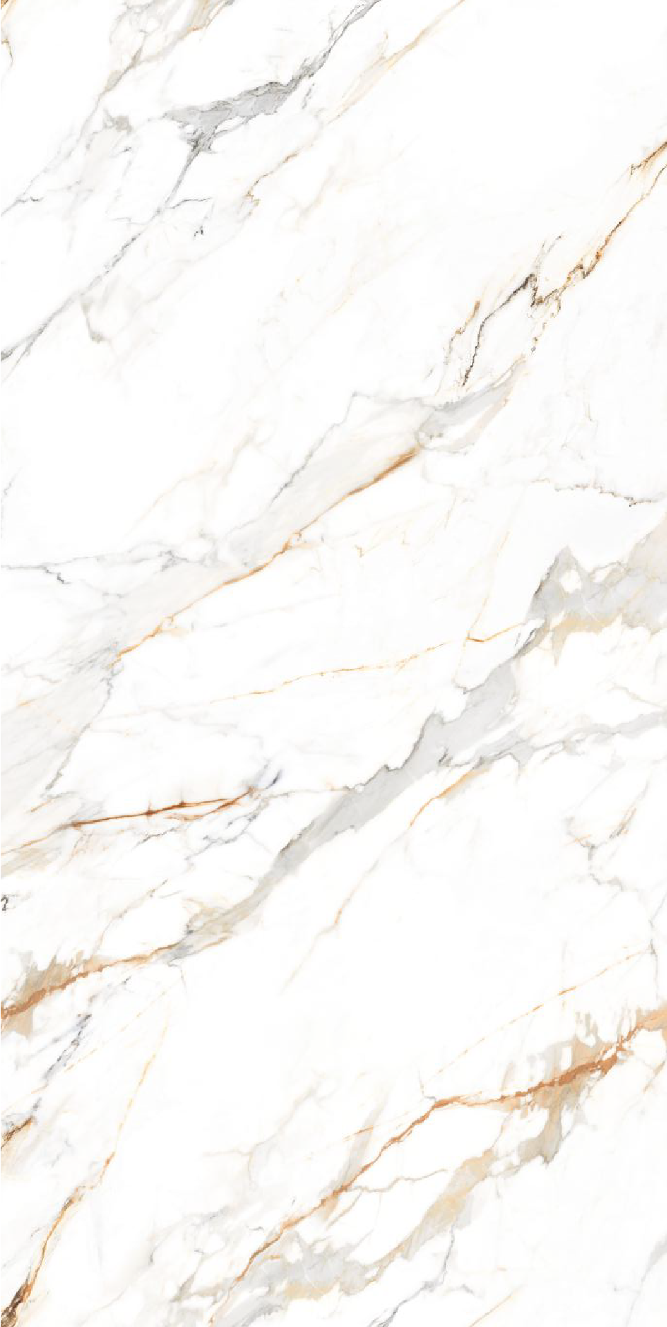 Carrelage effet marbre brillant- Roma Gold - 60x120cm