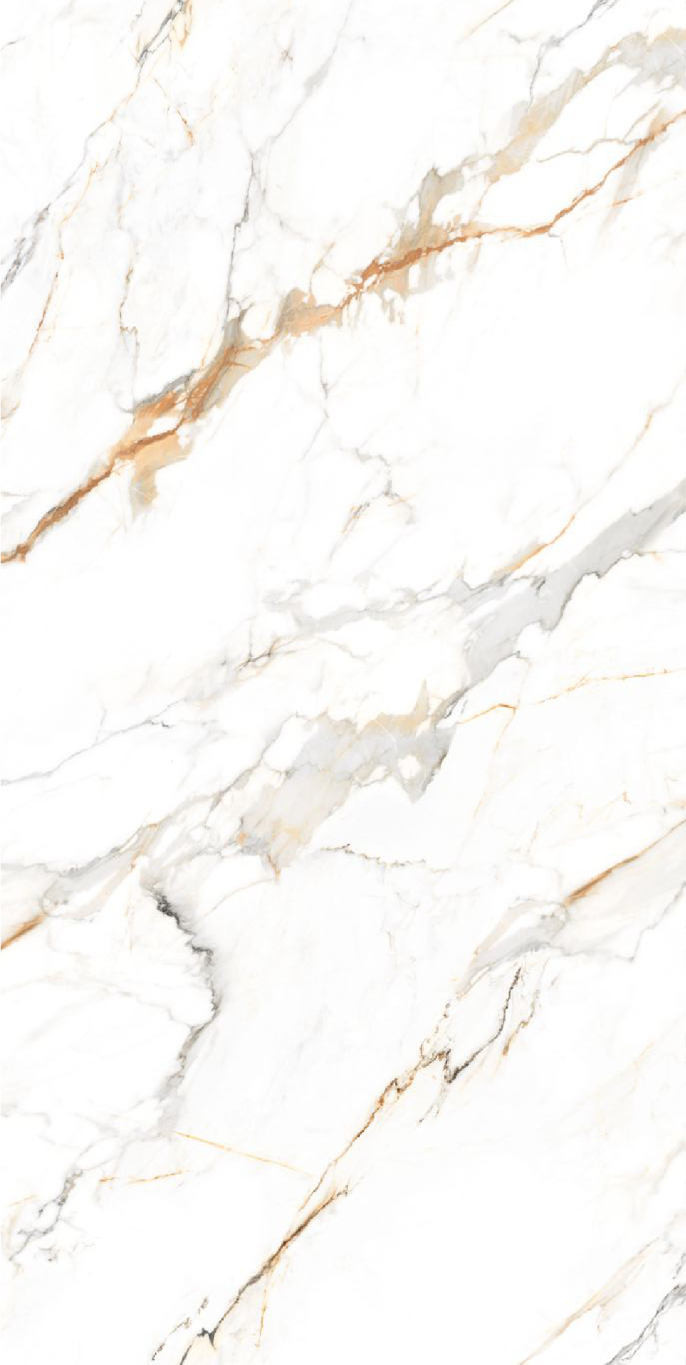 Carrelage effet marbre brillant- Roma Gold - 60x120cm