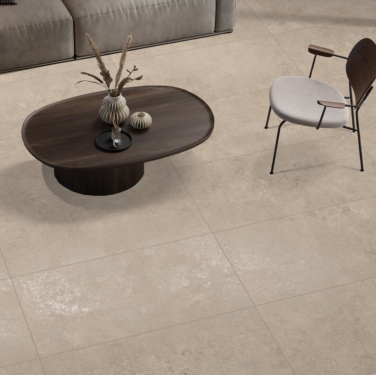 Carrelage effet pierre mat 3D - RS5116 Natural - 60x120cm