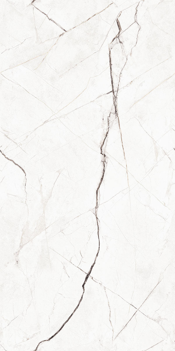Carrelage effet marbre brillant - Splendore Blanco - 60x120cm