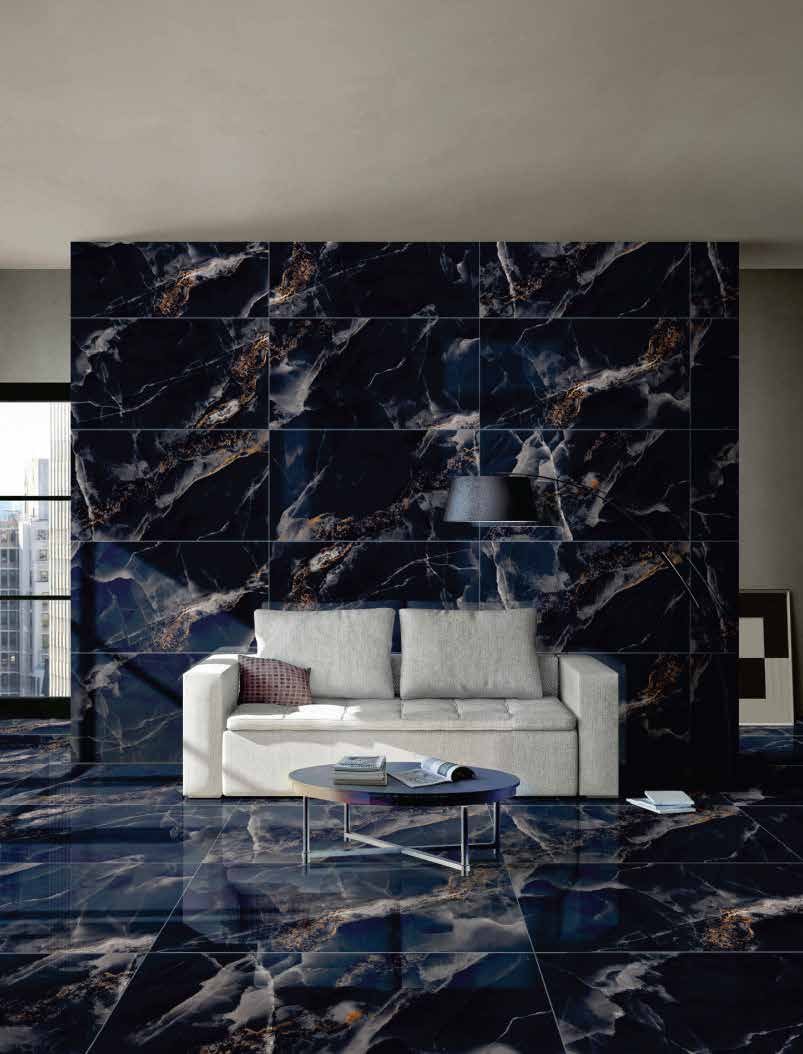 Carrelage Noir Onyx 60x120 cm – Luxe et Élégance Intemporelle