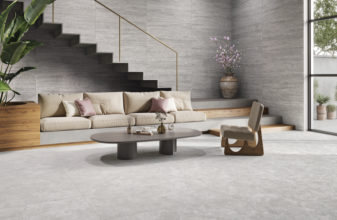 Carrelage Mystical Virtue Gris 60x120 cm – Élégance et Modernité Subtile