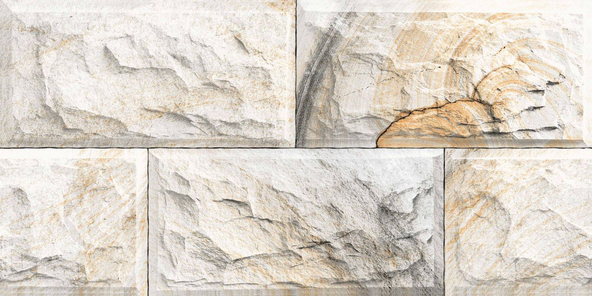 Carrelage effet pierre de parement mat - Modèle 7078 - 30x60cm