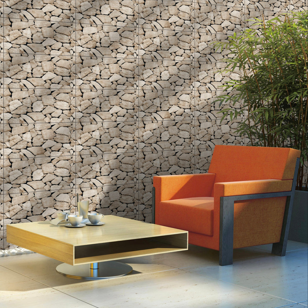 Carrelage effet pierre de parement mat - Modèle 7226 - 30x60cm