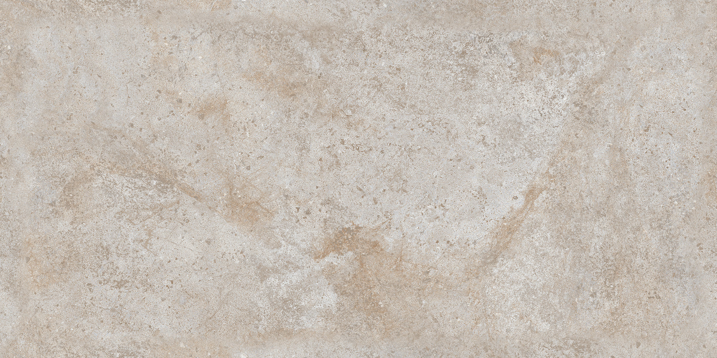 Carrelage effet pierre mat - Ador Oyster Grey - 60x120cm