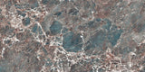 Carrelage effet marbre brillant - Amazon Blue - 60x120cm