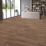 Carrelage effet parquet bois mat - Apricot Marron - 20x120cm