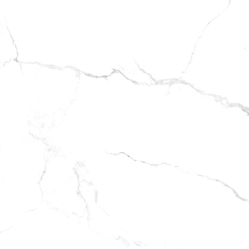 Carrelage effet marbre blanc -  Armani Culcatta  - 100x100cm