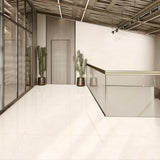 Carrelage effet marbre brillant - Belmont Beige - 60x120cm