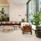 Carrelage effet béton mat - Belton Ivory - 60x120cm