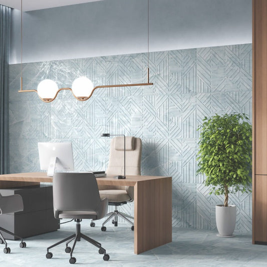 Carrelage effet marbre mat - Blue Mint Décor - 60x120cm