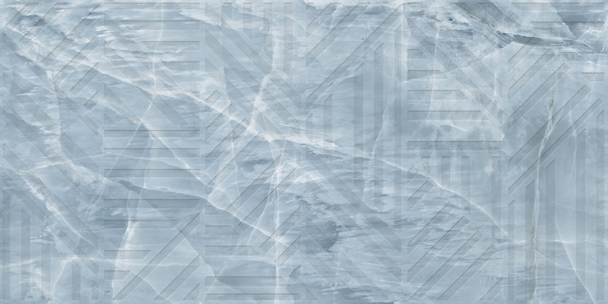 Carrelage effet marbre mat - Blue Mint Décor - 60x120cm