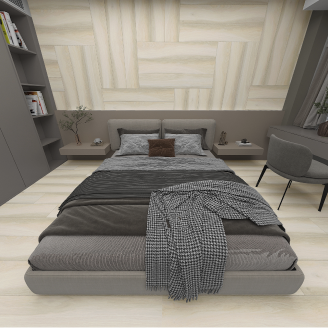 Carrelage effet parquet bois mat - Caroline Neotine - 20x120cm