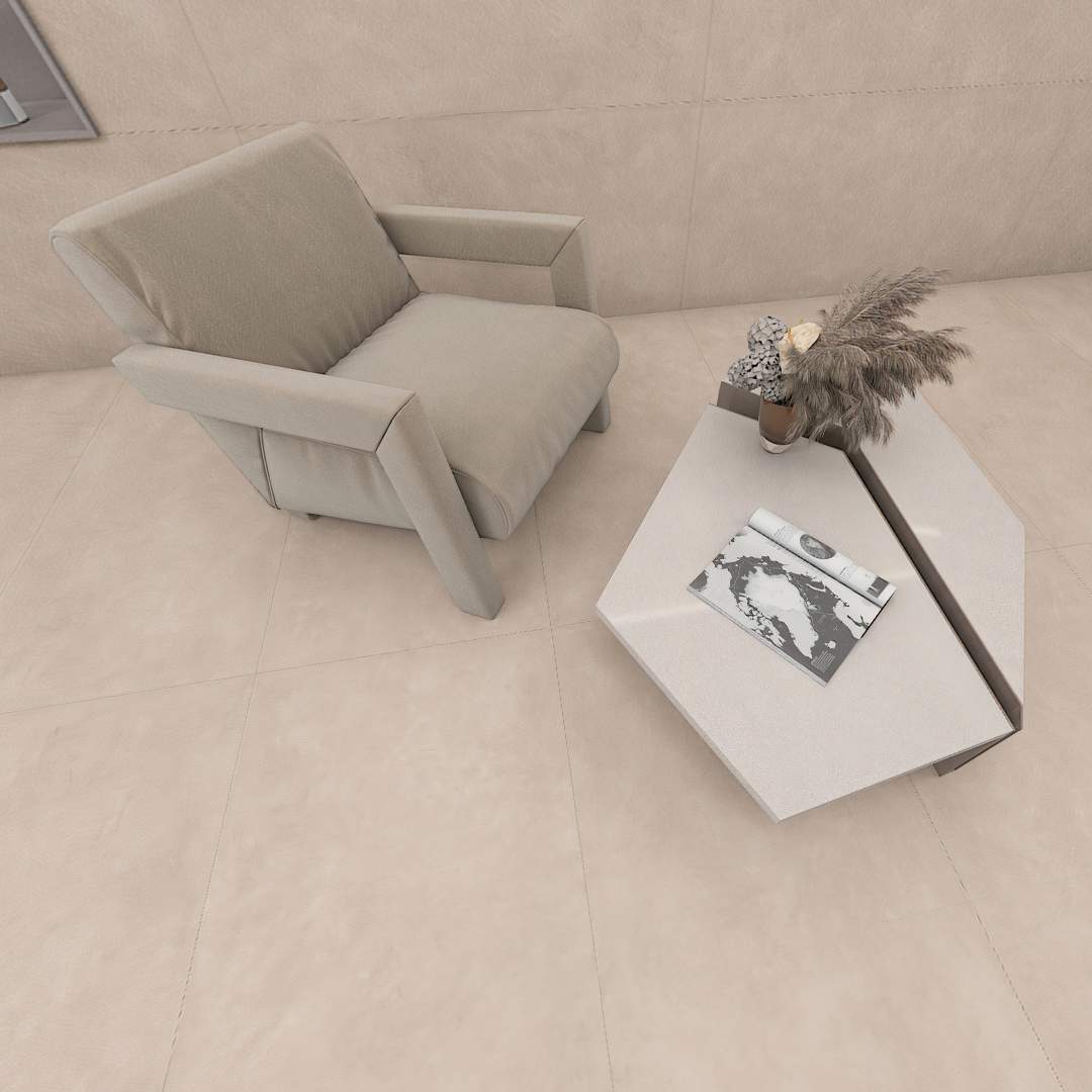 Carrelage effet béton mat - Colmar Clover - 60x120cm