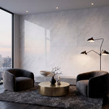 Carrelage effet marbre brillant - Colombia Blanc - 120x120cm