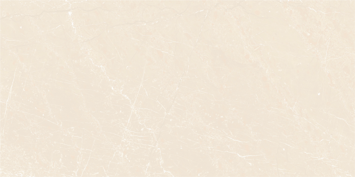 Carrelage effet marbre beige brillant - Dali Ivoire - 60x120cm