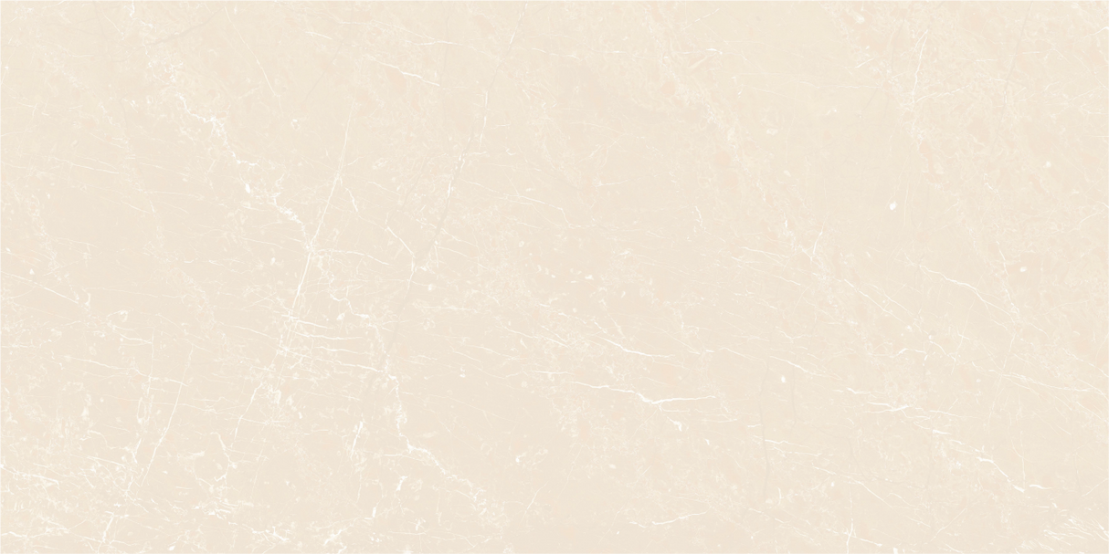 Carrelage effet marbre beige brillant - Dali Ivoire - 60x120cm