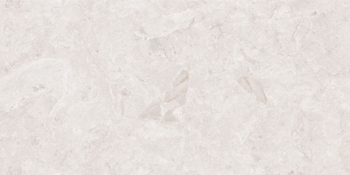 Carrelage effet pierre blanc brillant - Damascus Blanc - 60x120cm