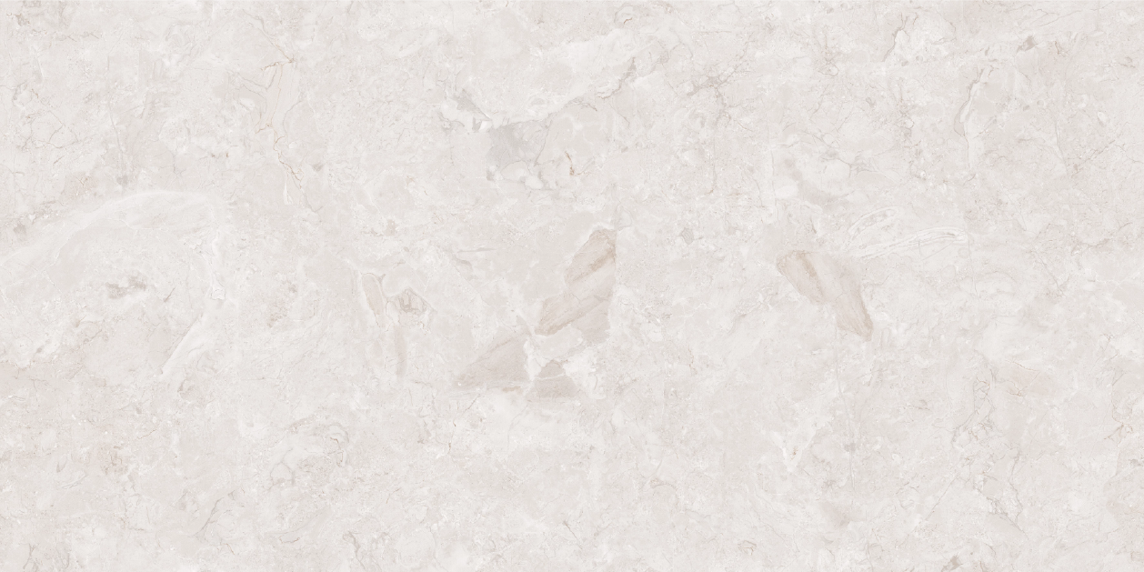Carrelage effet pierre blanc brillant - Damascus Blanc - 60x120cm