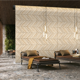 Carrelage effet parquet bois mat - Drift Wood Teak Décor - 60x120cm