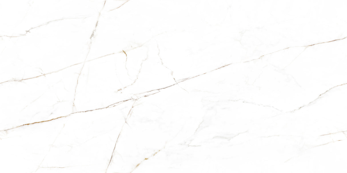 Carrelage effet marbre brillant- Endless Statuario Olive - 60x120cm