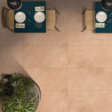 Carrelage effet pierre mat - Foster choco - 60x120cm