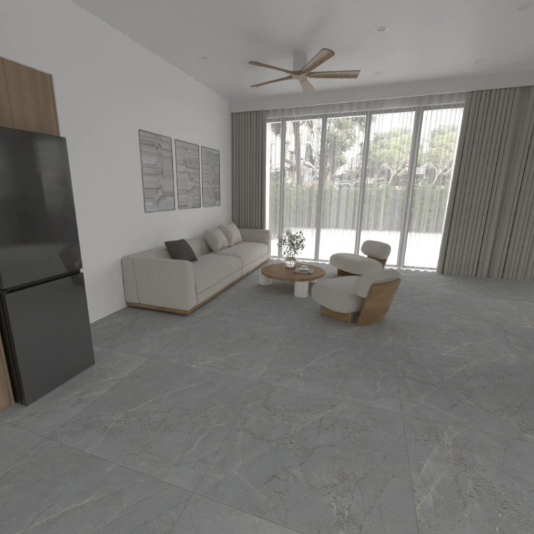 Carrelage effet pierre mat - Glacier Spero - 60x60cm