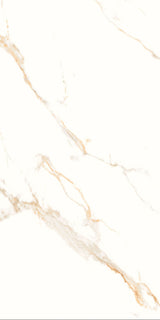 Carrelage effet marbre brillant - Golden Satvario - 60x120cm