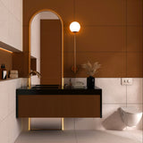 Carrelage uni semi-brillant - Gracia Clay - 60x120cm