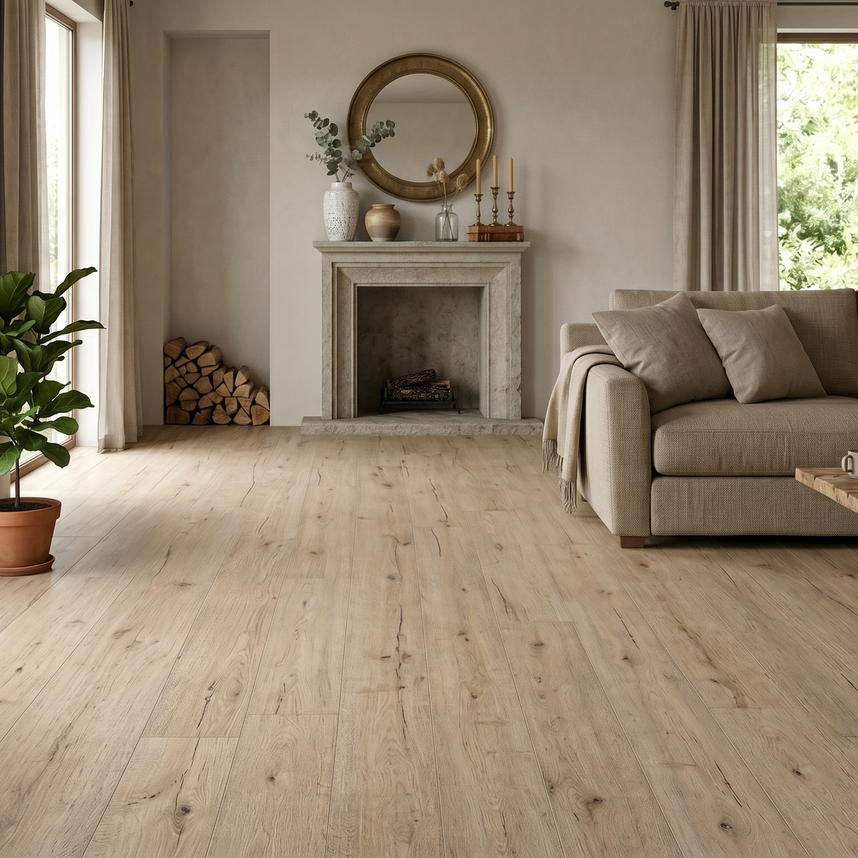 Carrelage effet parquet bois mat - Montagne Et Nature - 20x120c