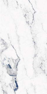 Carrelage effet marbre brillant - Impérial Blue - 60x120cm