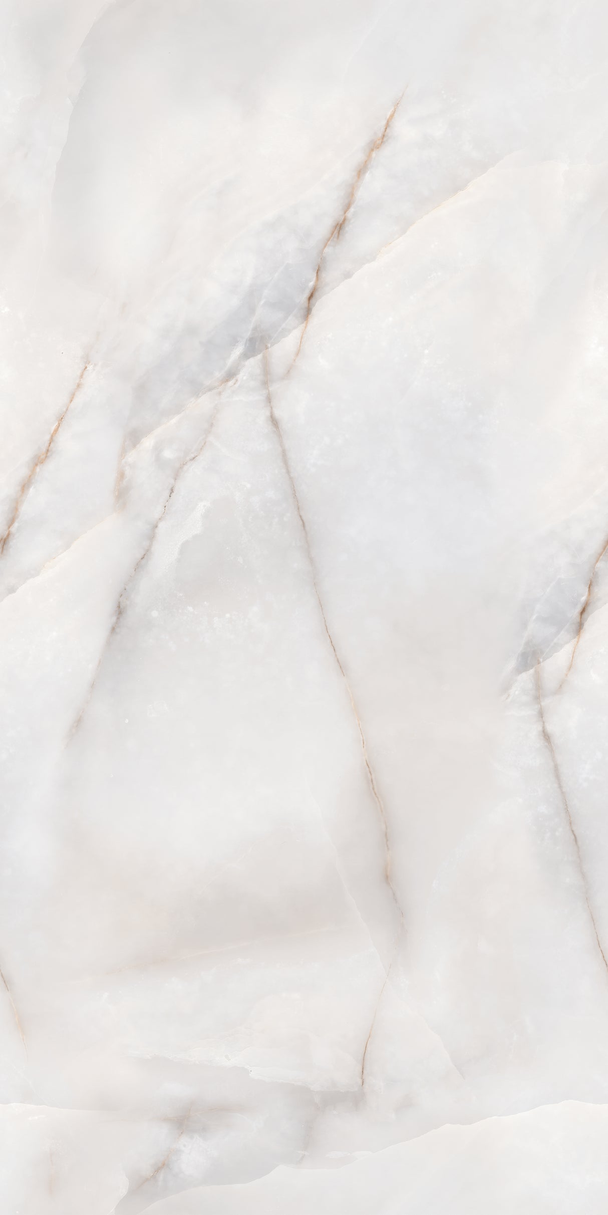 Carrelage effet marbre brillant- Infini Nuage Blanc - 60x120cm